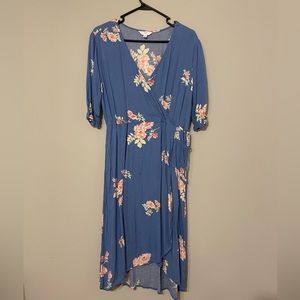 Floral Wrap Dress